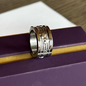 Charriol Silver Heart Design Ring